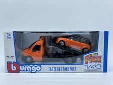 CARRO ATTREZZI - FLATBED TRANSPORT - MINI COOPER  - BURAGO - SCALA 1:43