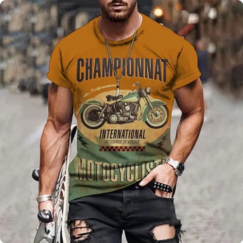 Tee shirt moto - tee, rider