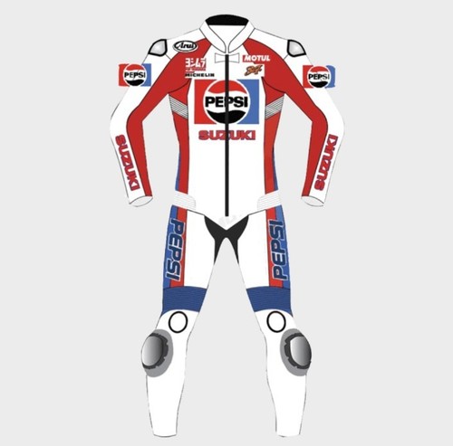 Tuta pelle kevin schwantz - tuta,