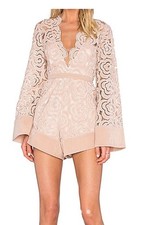 Tuta da gioco Alice McCall My One and Only (taglia 2, pizzo blush e velluto) nuova con etichetta