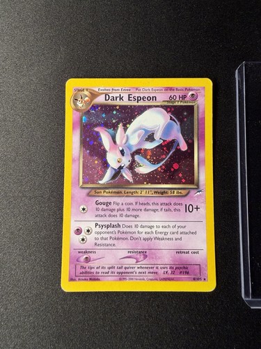 Pokémon tcg dark - pokémon, espeon