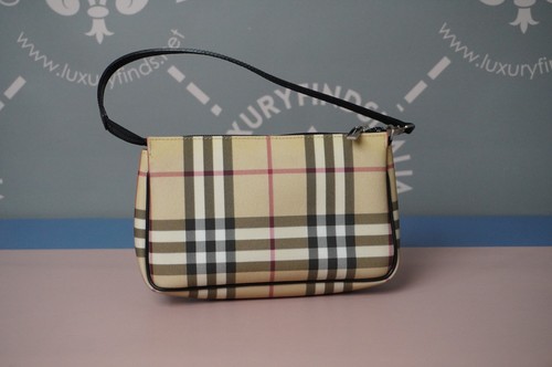 Burberry house check pochette - check,