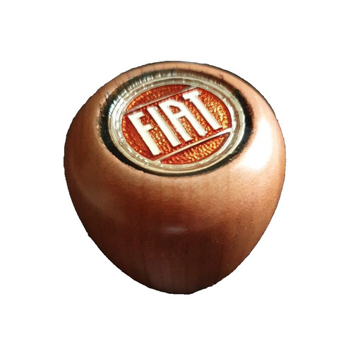 Pomello legno con logo - legno,