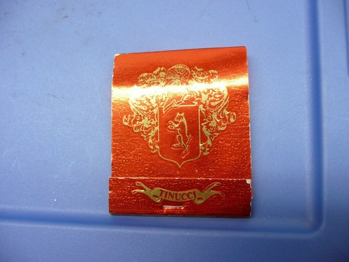 Vintage matchbook tinucci - vintage, tinucci's