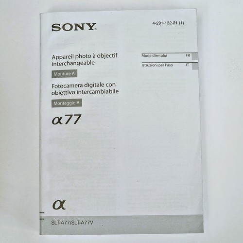 Fotocamera sony alpha a77 - fotocamera,