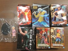 ONE PIECE BANPRESTO 7 RARE Figure Statuette Collezione DA RIPARARE Originali