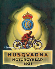 Poster retrò Husqvarna