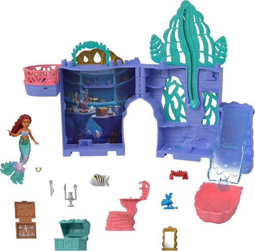Mattel disney sirenetta - la, sirenetta-set