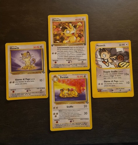 Carte pokemon meowth prima - carte,