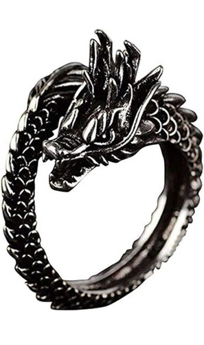 Anello uomo forma drago - anello,