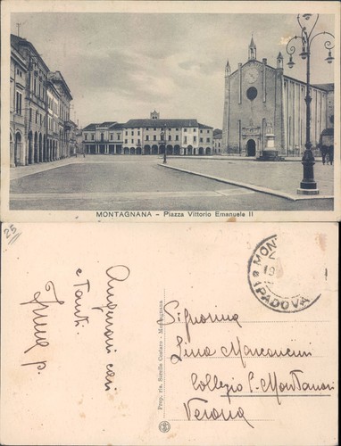 Montagnana piazza vittorio - montagnana,piazza,