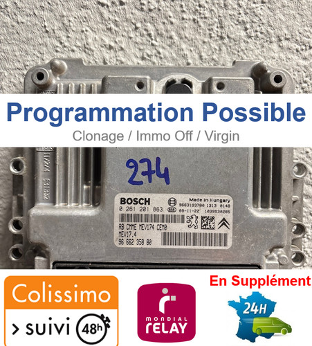 C274 calculateur moteur bosch - calculateur,