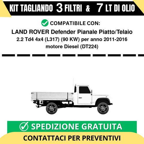Tagliando per land rover - tagliando,