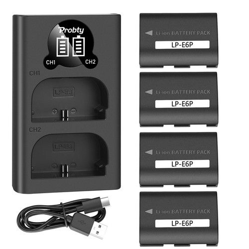 2400mah e6p battery - lp-e6p, +