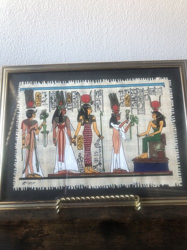 Nefertiti incorniciato dipinto