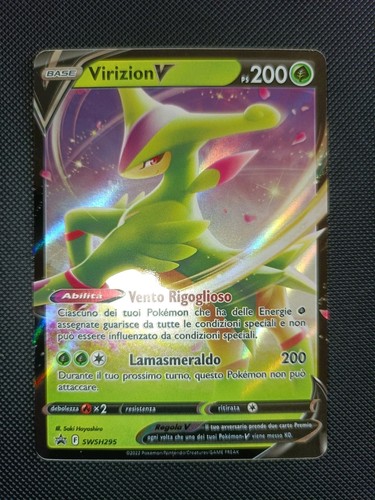 Virizion swsh295 black star - virizion,
