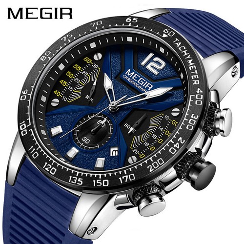 Megir orologi uomo silicone - megir,