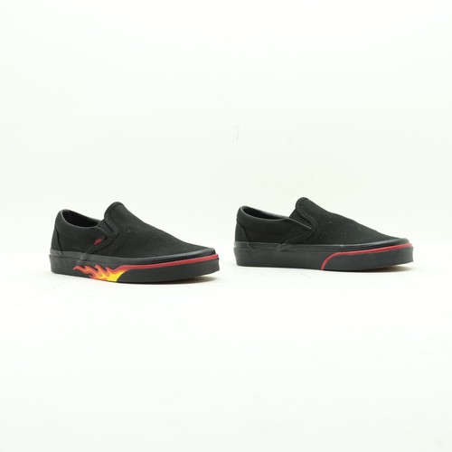 Vans slip nero flame - on,