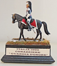 Soldatino in piombo dipinto a mano -CORAZZIERE "GUARDIA D'ONORE-  ITALIA