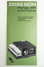 Brochure proiettore ZEISS IKON