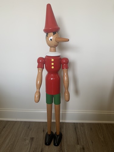New wooden pinocchio made - new,