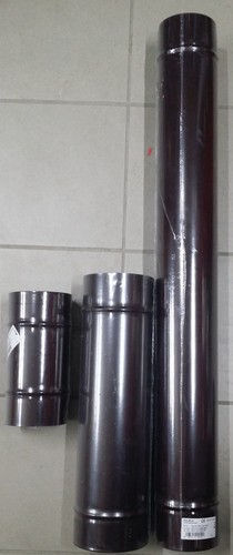 Tubo canna fumaria smaltato - tubo,