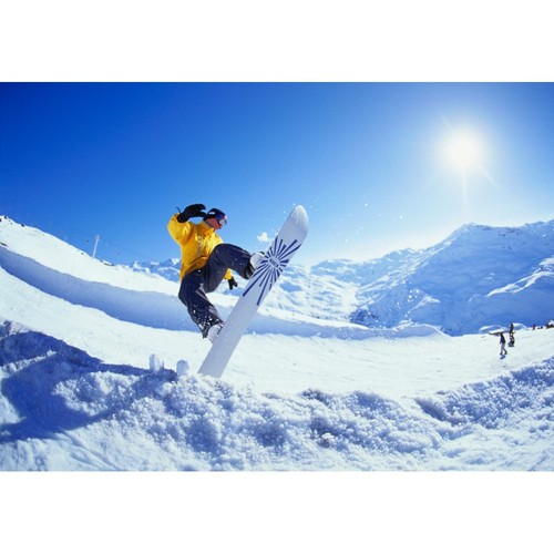 Cialda ostia snowboard - in,
