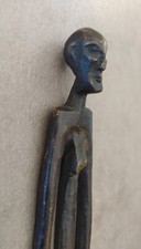 statua africana in metallo 