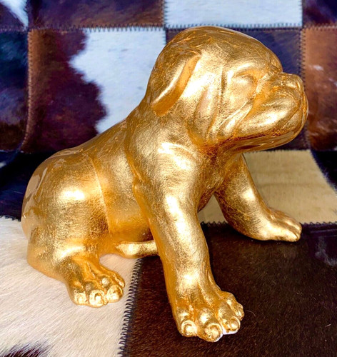 Scultura cane bulldog - cane,