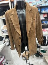 Vera Pelle Giacca Uomo Man Usato Tg52 Marrone LLV329