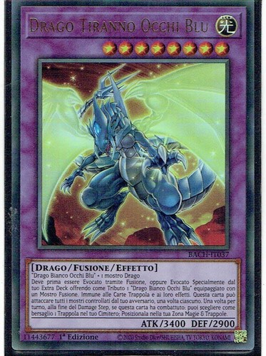 Carta bach drago - yu-gi-ho,
