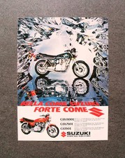 [GCG] L394- Advertising Pubblicità - SUZUKI GSX 1100 E , GSX 750 E , GS 550 E