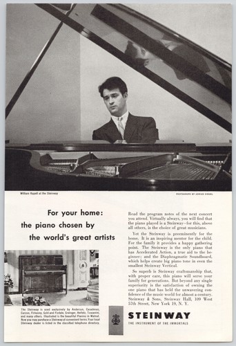 Pubblicità stampa steinway - pubblicità,