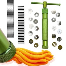 LAMXD Estrusore per argilla in acciaio inox strumento per decorare pasta di 