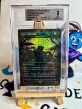 Magic MTG primal vigor foil Secret lair marvel BGS 9 bast's blessing #1749 black