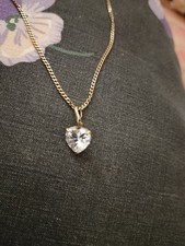  CATENINA ORO 9 CARATI CON CIONDOLO A CUORE 