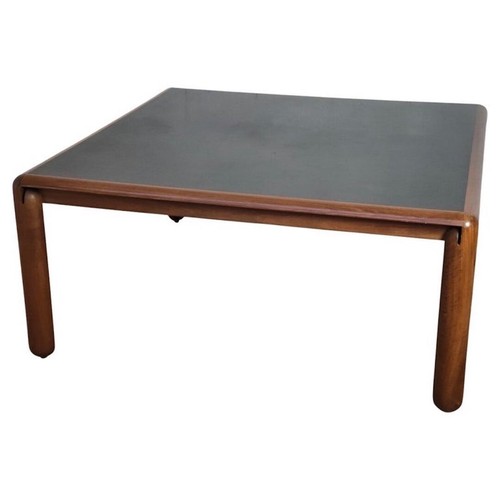 Square walnut table model 781