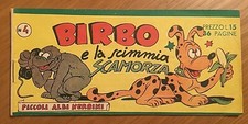Striscia fumetto BIRBO e la scimmia scamorza - n° 4 -Piccoli albi Nerbini 1950