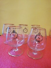 NAPOLEON 5 BICCHIERI COGNAC VINTAGE Calice CM. 9,5