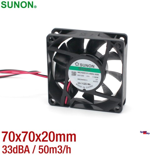 Cooler ventola 70mm 20mm - cooler,