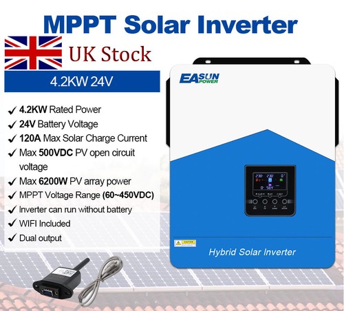 Easun 2kw 24v inverter - 4.2kw,