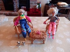 BAMBOLA DOLL VINTAGE CEPPI RATTI LOTTO TANYA PIU' ACCESSORI + Barbie omaggio