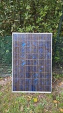 pannello policristallino da 100 W usato; ideale per camper e barche 