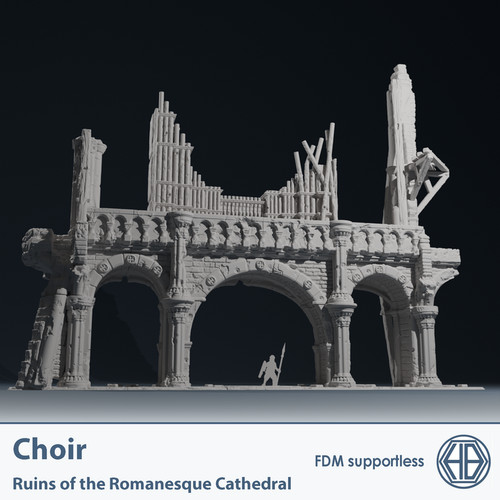 Romanesque temple choir - temple,