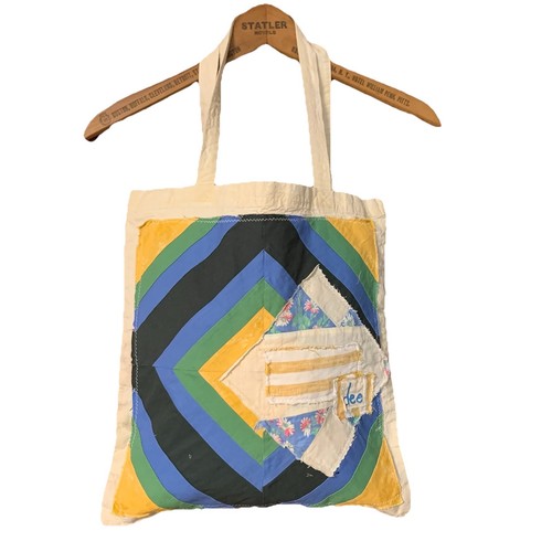 Borsa mercato tela riciclata