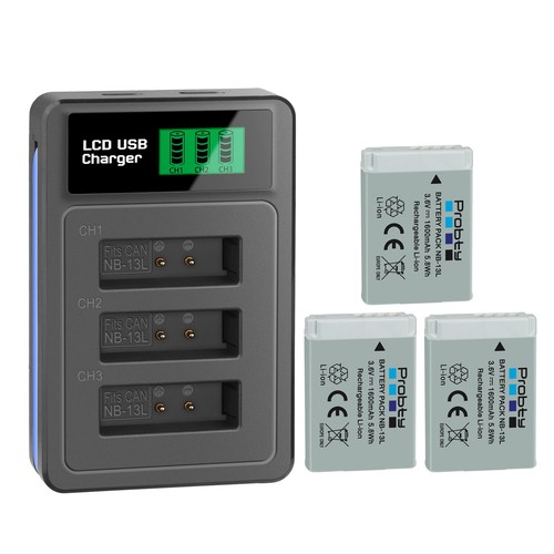 Batteria 1600mah 13l - nb-13l, +
