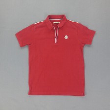 Polo 1/4 Zip Moncler L Rouge