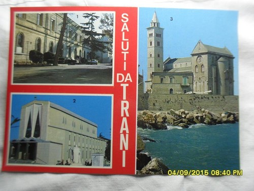 Cartolina trani - ,