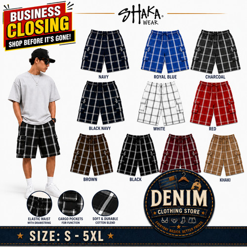 Pantaloncini cargo shaka wear - shaka,
