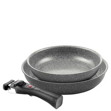 Ballarini, Torre, Batteria Pentole Salvaspazio 3 pezzi, Alluminio